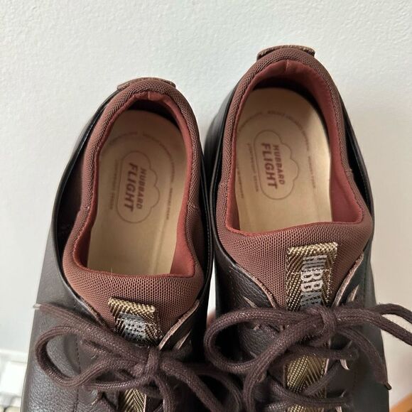 Samuel Hubbard Men’s Minimalist Flight Leather Sneaker Brown on Brown Lace-up - Picture 13 of 16